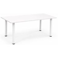 Bureau reconditionné - 160 x 80 cm - Pieds U - Blanc