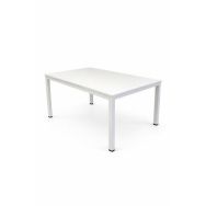 Bureau reconditionné - 120 x 80 cm - Pieds U - Blanc