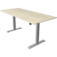 Bureau règlable Move 1 Silver,L180xP80xH74-123cm érable,2277