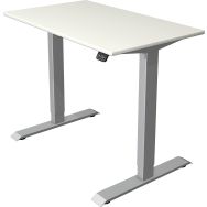 Bureau reglable Move 1,fonction memoire,Silver compact L 1000x P600 mm