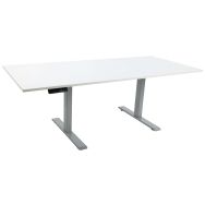 Bureau reglable Move 2 Silver electrique L 1800 x P 800 x H 630-1270mm