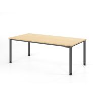 Bureau réglable en hauteur - 200x100 cm - Hammerbacher