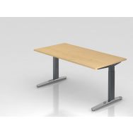 Bureau série XB - Pied graphite brillant - 160x80 cm - Hammerbacher
