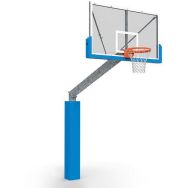 Panier basket 3x3 fixation sol hauteur 3.05m déport 2,25m Metaluplast