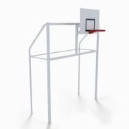 But multijeux renforcé 3x2m à sceller avec basket 2,60 m