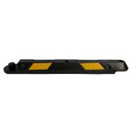 Butée modulable caoutchouc Noir/jaune - Viso