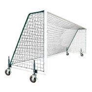 Buts de foot à 11 transportable en alu avec lest et roues