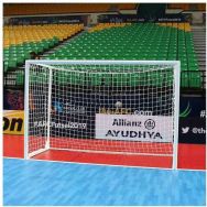 Buts futsal alu mobile avec arceaux aluminium repliables