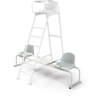 Chaises laterales de joueurs de tennis en acier