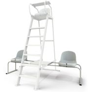 Chaises laterales de joueurs de tennis en aluminium