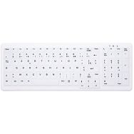 CHERRY Clavier AK-C7000 sans fil IP68 blanc (FR)