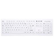 CHERRY Clavier AK-C8100 sans fil IP65 blanc (FR)