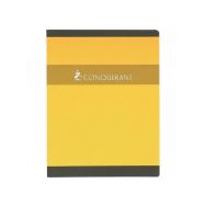 CONQUERANT Cahier de Devoirs 17x22cm Petits Carreaux 5mm 96 Pages Agrafées Couverture Carte Coloris Assortis