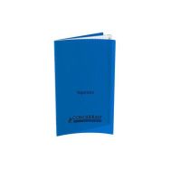 CONQUERANT Classique Répertoire 11x17cm Grands Carreaux Seyès 96 Pages Agrafées Couverture Polypro Bleu