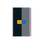 CONQUERANT Répertoire 9x14cm Petits Carreaux 5mm 96 Pages Agrafées Couverture Carte Vernie Coloris Assortis