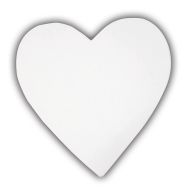 Cœur plein 20,5cm (Lot de 6)