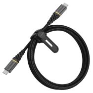 Câble Premium tressé et renforcé USB-A à USB-C 1m noir