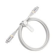 Câble Premium tressé et renforcé USB-C à USB-C 2m blanc