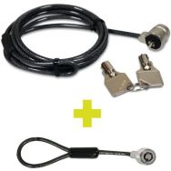 Cable de sécurité avec clé TWIN HEAD