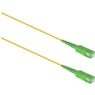Cable fibre optique SC-APC vers SC-APC - Jaune - TNB