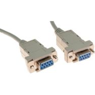 Câble null modem DB9F/F 10M