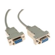 Câble null modem DB9F/F 1,00M