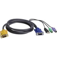 Câble pour kvm ATEN 2L-53xxUP VGA-USB+PS2 - 1,80M