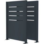 Cache conteneur Maestro 2 modules métal anthracite 7016-Rossignol Pro