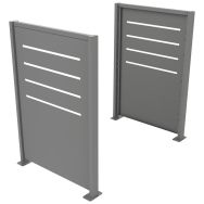 Cache conteneurs ROKIM 2 pans métal ajouré - BUTON DESIGN