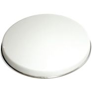 Cache plaque Ø16cm émail blanc