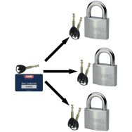 Cadenas Abus Plus série 88 - Sur clé passe - 2 clés, Ouverture hauteur : 26 mm