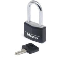 Cadenas à clé avec protection en vinyle 9140EURD - Noir - Master Lock