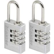 Cadenas à combinaison aluminium 7620EUR - 2 pièces - Master Lock