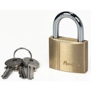 Cadenas de sécurité à clé en laiton - Manutan Expert