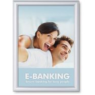 Cadre clic-clac pour affiche en Aluminium A3 - Manutan