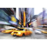 Cadre de décoration H65 x L 98 cm Taxis de Manhattan