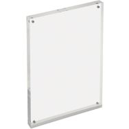 Cadre photo ou affichette magnétique transparent A4- Manutan