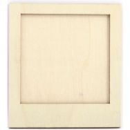 Cadre photo type polaroid bois 94x100x4mm