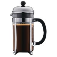 Cafetière à piston 3 Tasses Chromée & Noire - Chambord