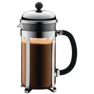 Cafetière à piston 8 Tasses Chromée & Noire - Chambord