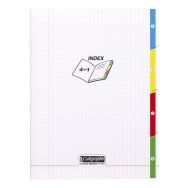 Cahier 4 en 1 polypropylène 96 pages seyes 90g 24 x 32 cm