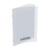Cahier 70g 192 pages seyes 17 x 22 cm Polypropylène - Incolore