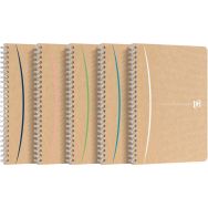 Cahier Touareg 148x210 100p 90g recycle Q5/5 assorti - Oxford