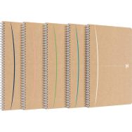 Cahier Touareg 210x297 100p 90g recycle Q5/5 assorti - Oxford
