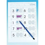Cahier d'exercices train à compter