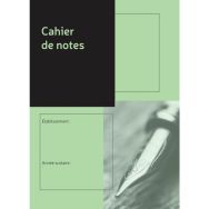 Cahier de notes de 16 pages
