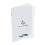 Cahier dessin polypropylène 90g 32 pages uni 17x22 cm