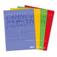 Cahier étudiant piqûre 24x32 cm 96 pages uni 70g