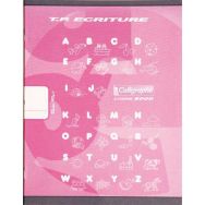 Cahier maternelle 17x22 cm 32 pages 90g 1 feuille unie, 1 feuille lignée 18mm