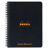 Cahier noir reliure intégrale réglure dot - Rhodia